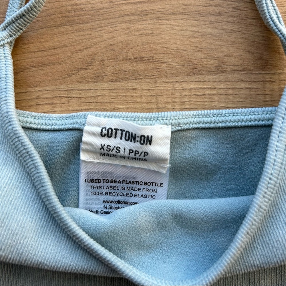 Women's Light Blue and Burgundy Camis - Picture 6 of 7